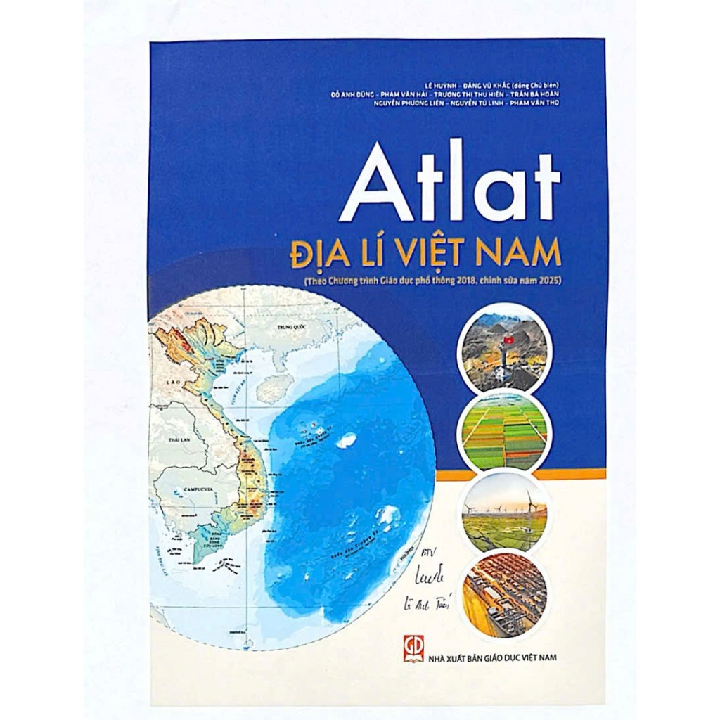 Sách - Atlat địa lí việt nam (theo chương trình giáo dục phổ thông 2018, chỉnh sửa năm 2025)