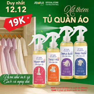   MUA 1 TẶNG 1  Chai xịt thơm tủ quần áo 50ml 260ml ABURA hương nước hoa dịu nhẹ xịt vải thơm mát lâu dài 