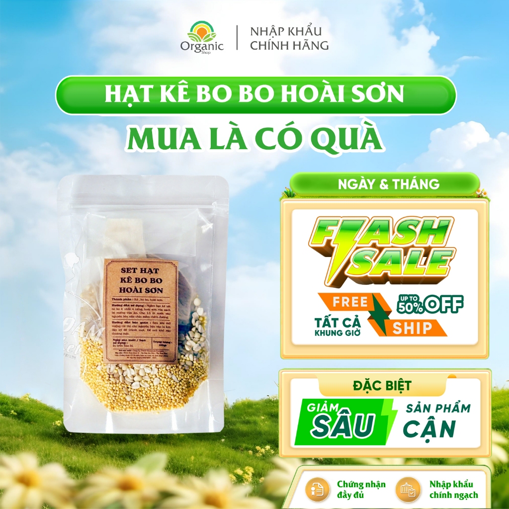 Thực dưỡng Hạt sen Hoài sơn Hạt kê nếp Sạch 150g KonTum Mountain Farmers