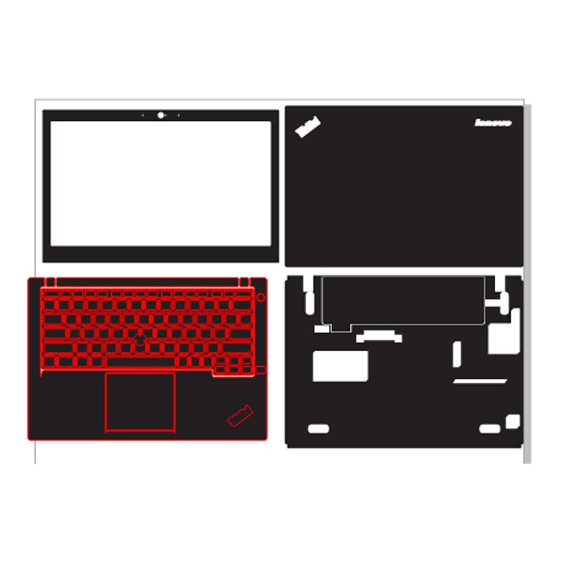 Decal skin Lenovo ThinkPad x240 cắt sẵn mặt ABC