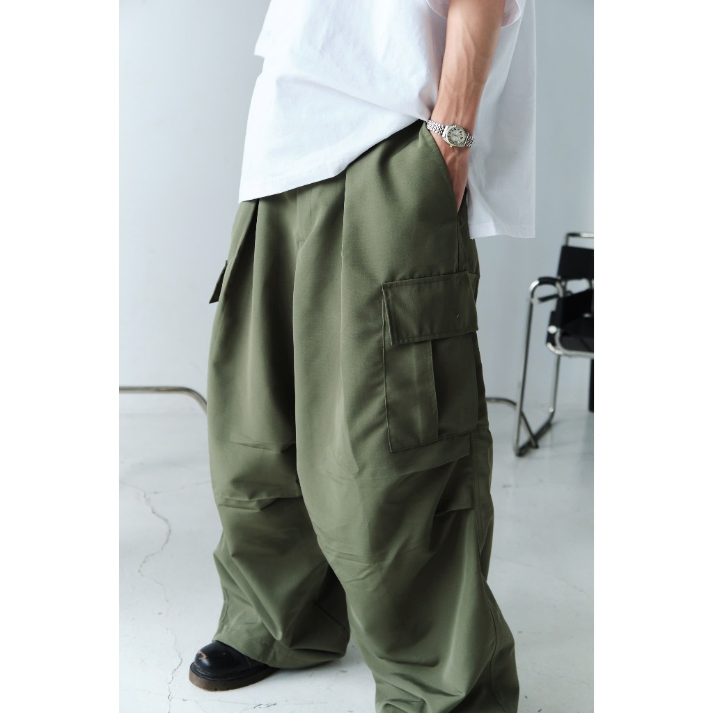 AGOB - QUẦN DÙ TÚI HỘP FORM RỘNG