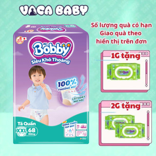   LIVE  Tã bỉm QUẦN Bobby Ultra+ lõi nén thần kỳ đủ size M96  L88  XL74  XXL68 miếng 