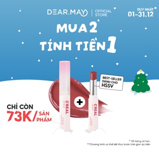   Mua 2 Giảm 50%  Son dưỡng môi có màu DEARMAY C'real Pop Balm 3.5g 