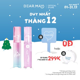 COMBO Son Tint Bóng La Piste Lip Tint 4.1g + Son bóng không màu La Piste Fairy Garden Lip Gloss 4.1g 