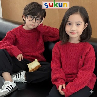  Áo len bé trai bé gái hàng Quảng Châu siêu đẹp Áo len cho bé gái loại đẹp Sukun Áo len đỏ noel tết bé trai 