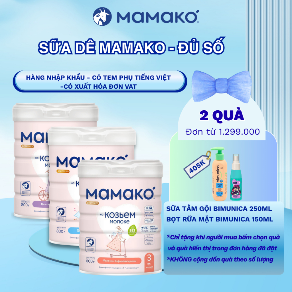 Sữa Dê MAMAKO Premium 800g