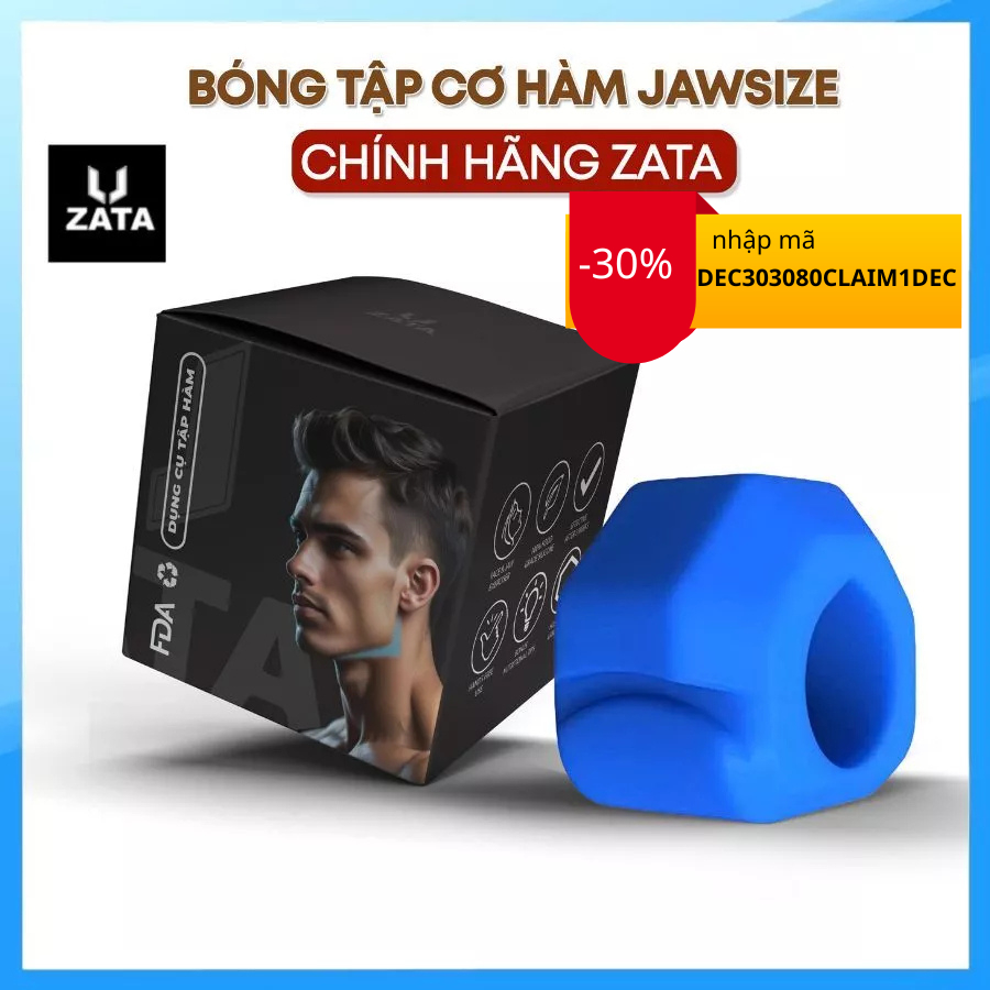 Bóng Tập Cơ Hàm Jawsize Chính Hãng, Dụng Cụ Tập Chewing, Mewing, Jawliner ZATA