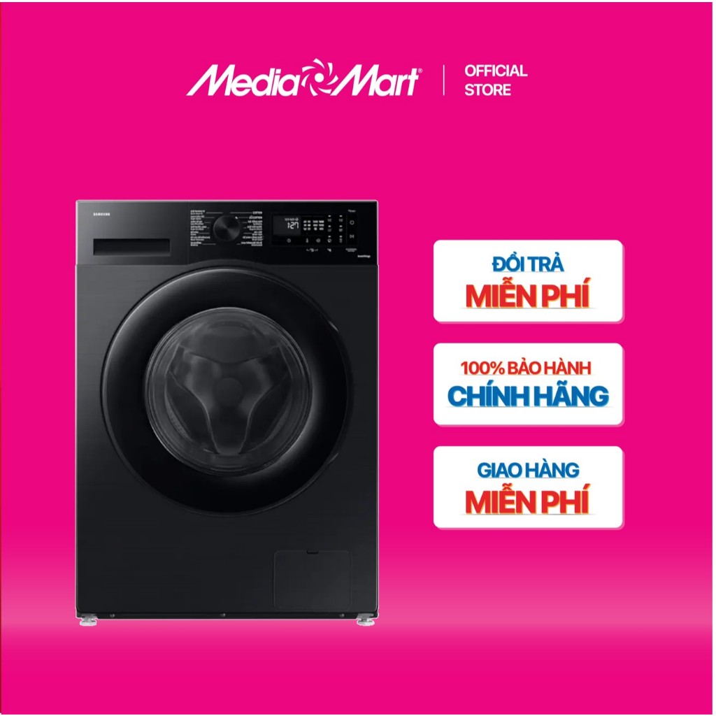 [MEDIAMART] - Máy giặt lồng ngang Samsung Inverter 12Kg WW12CGC04DABSV - FREESHIP,Bảohànhchínhhãng