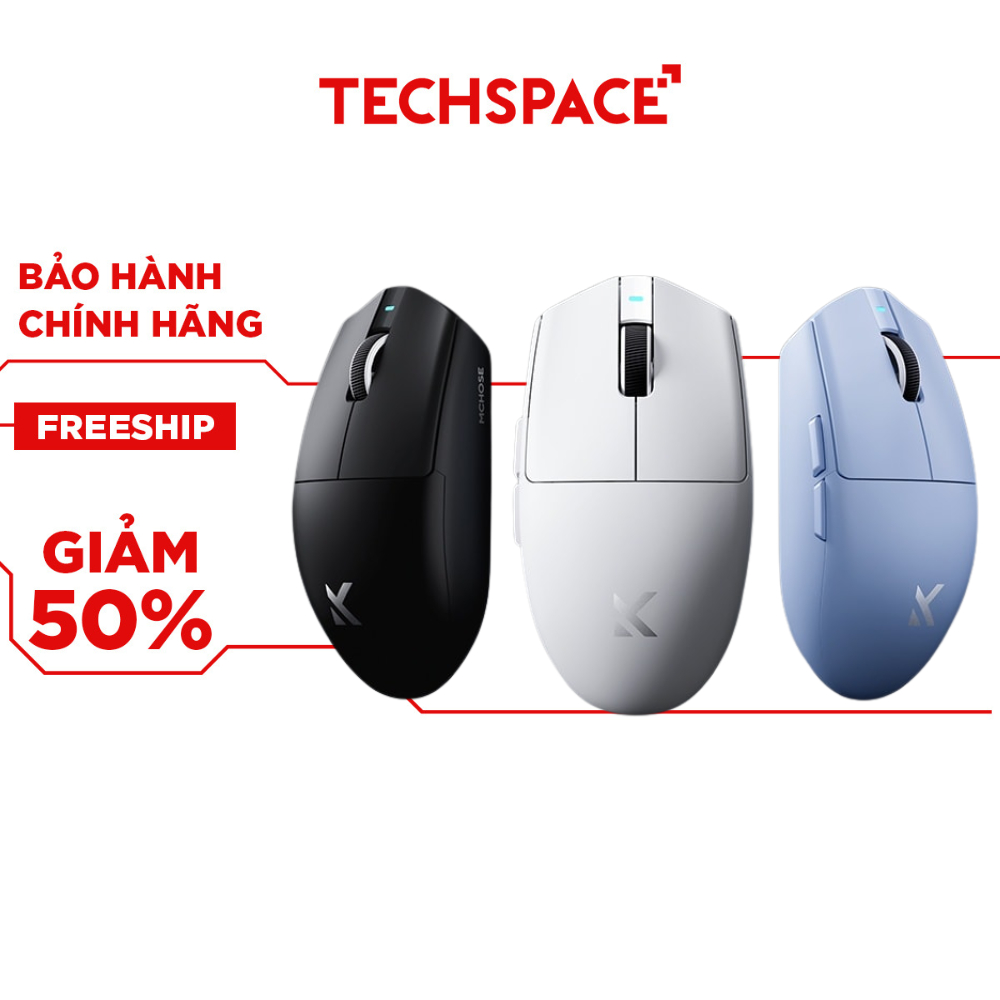 Chuột Không Dây Gaming Mchose G3 V2 - Chính hãng bảo hành 12 tháng - TechSpaceVN