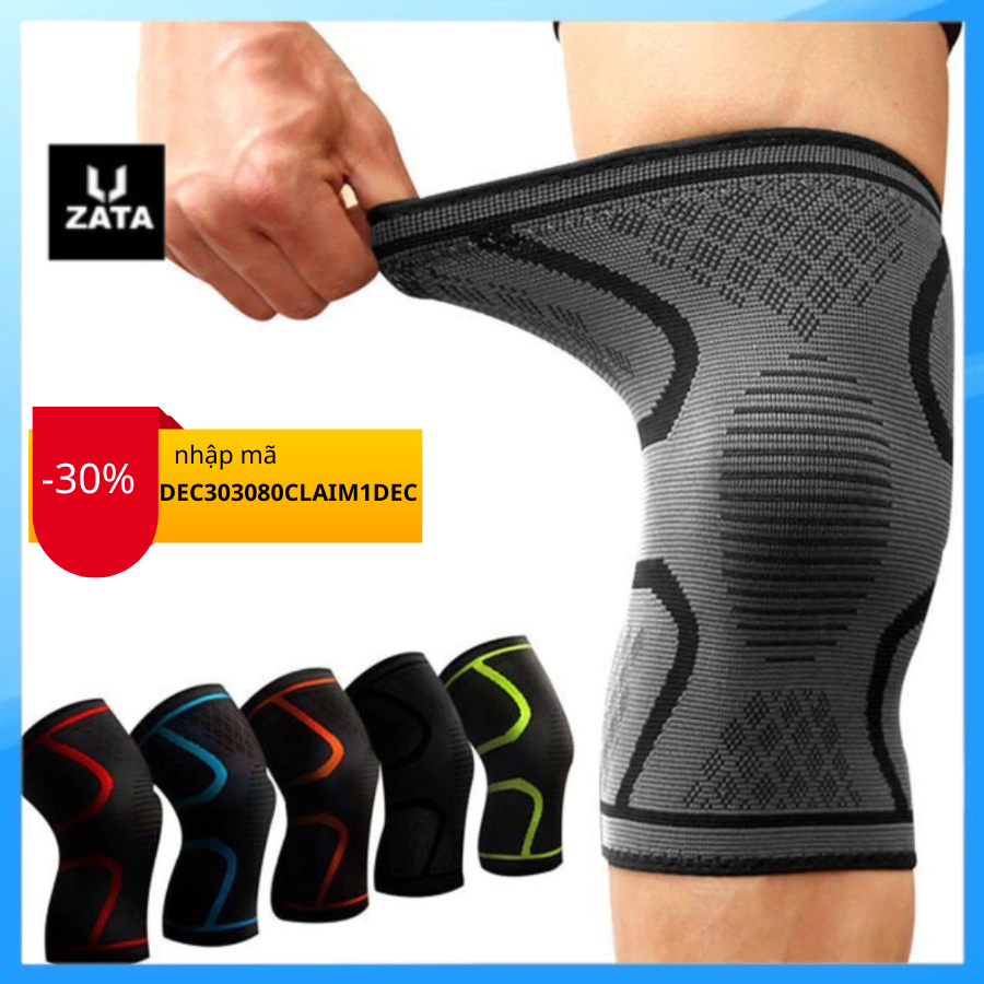 Bó Gối Thể Thao Bảo Vệ Đầu Gối Tránh Chấn Thương Khi Chơi Bóng Đá Bóng Rổ Cầu Lông Tập Gym - ZATA
