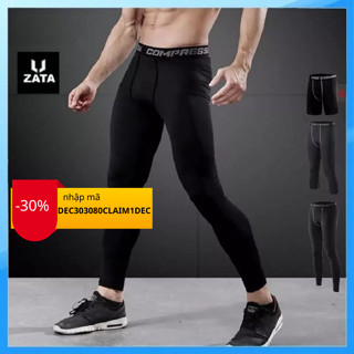 Quần Giữ Nhiệt Nam ZATA Quần Legging Nam Quần Dữ Nhiệt Nam Đá Bóng Combat Pro Cao Cấp Zata Vn - QGN