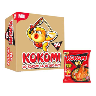  THÙNG 30 GÓI MÌ KOKOMI 90 TÔM CHUA CAY 