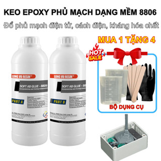  Keo Đổ Mạch Điện Tử Mềm 8806 Keo Silicone Mềm Cách Điện Chống Ẩm Chống Thấm Dẫn Nhiệt Tốt 
