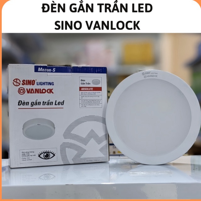 Đèn led âm trần downlight Sino Vanlock MZR,đèn âm trần,đèn led ốp trần,đèn downlight âm trần,đèn gắn