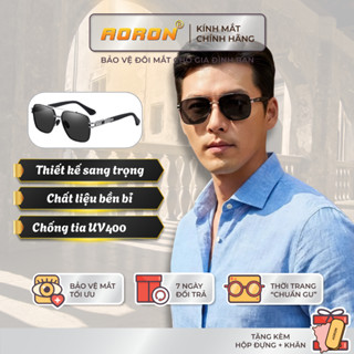 Kính Mát Nam Phân Cực AORON Đổi Màu Chống Chói Lóa, Tia Cực Tím UV Form Thời Trang Cho Cả Mặt Lớn