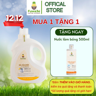  Nước Rửa Chén Cho Máy Dạng Gel 2L- Thành Phần Tự Nhiên Enzyme Dứa- Bảo Vệ Máy- Hương Cam 