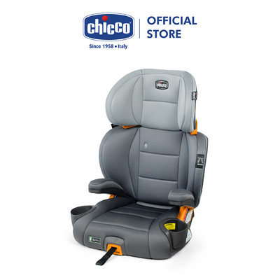 Ghế ô tô Chicco KidFit Plus 2 trong 1 ISOFIX ClearTex - Màu ghi đá/Màu xanh biển/Màu đen satin