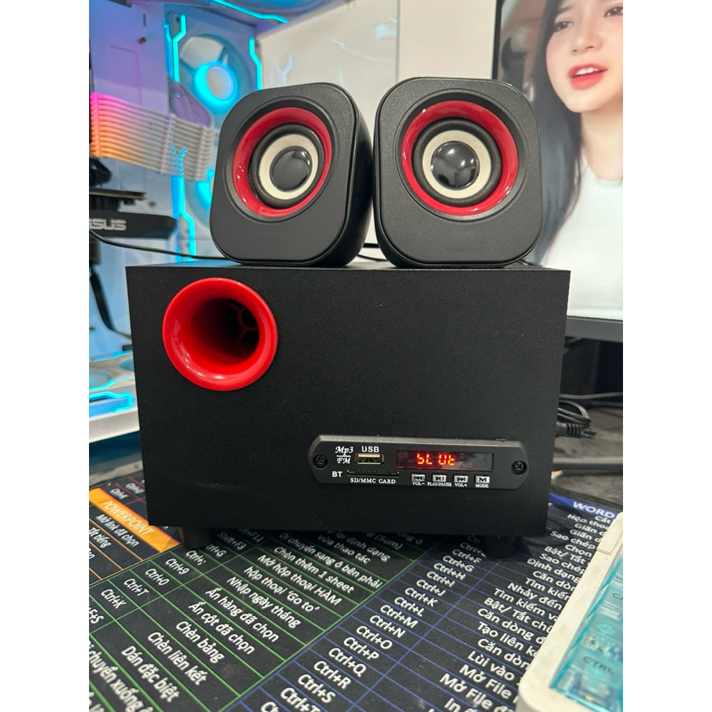 Loa Bluetooth FT-2800U dùng cho Điện thoại - Pc - Laptop -Tivi. Có jac 3.5 âm thanh sống động
