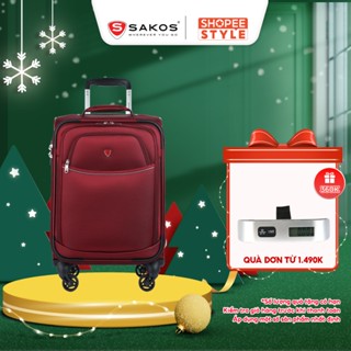  Vali Kéo Vải Du Lịch SAKOS SPAZIO 4.5 - Size XS  18inch   Xách Tay  Cabin  - Khóa TSA - Chống Thấm Trượt Nước 