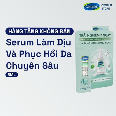 [GIFT]  Bộ 06 tinh chất giúp làm dịu và phục hồi da chuyên sâu Cetaphil Soothing and Comforting Cica Restoring Serum 5ml