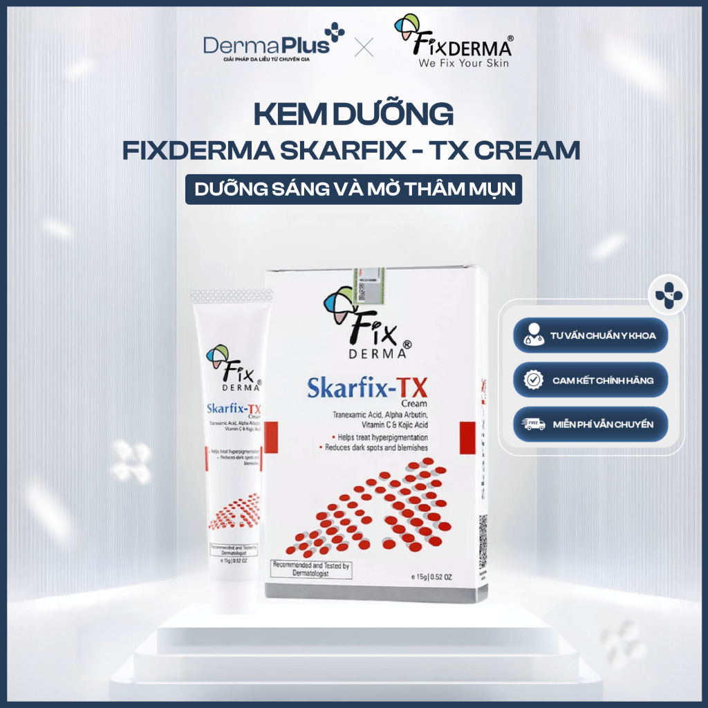 Kem Dưỡng Sáng Da Giảm Thâm Nám Fixderma Skarfix TX - DermaPlus