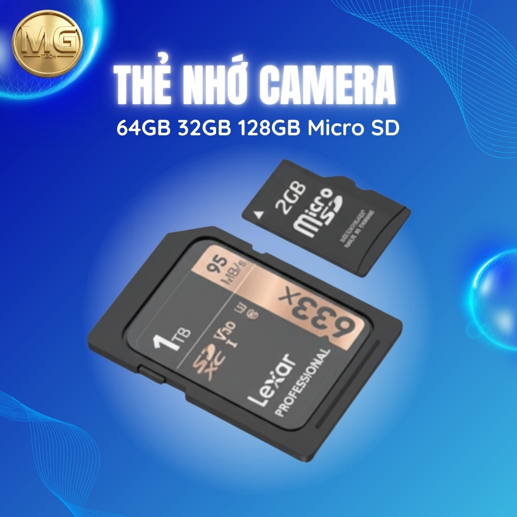 Thẻ Nhớ Camera 64GB 32GB 128GB Micro SD