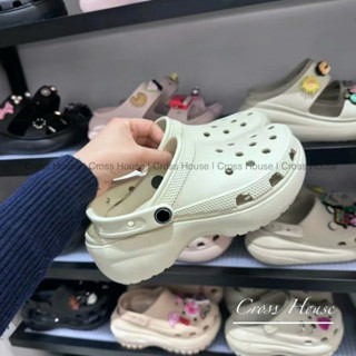 (Full Box) CROSS PLATFORM CLOG | Dép Cross Đế Cao Nữ siêu êm