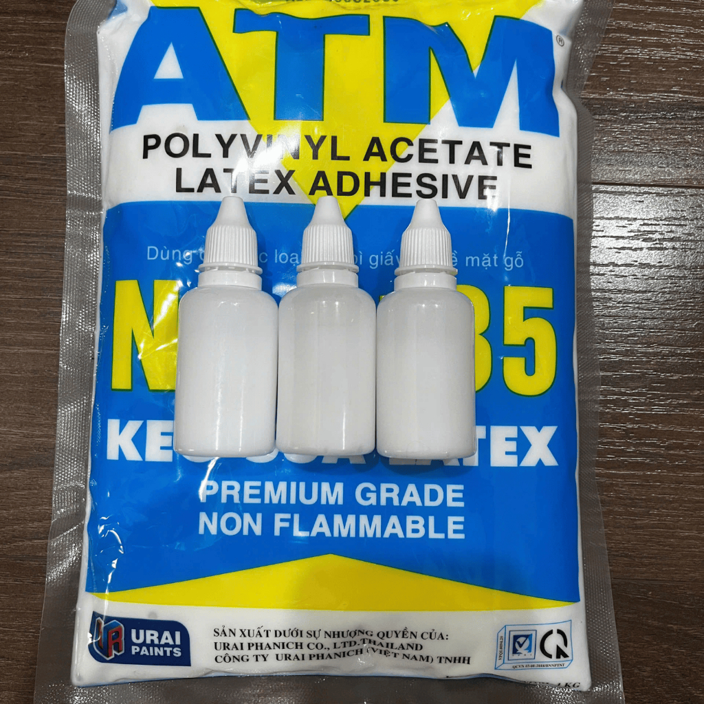 Keo sữa chiết lẻ chai 30gr, keo sữa làm đồ thủ công, DIY, làm Slime, keo sữa ATM chiết lẻ