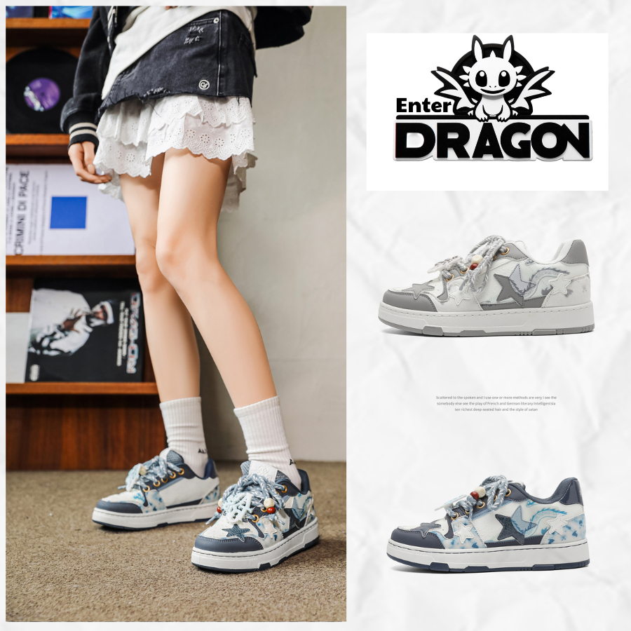 [Bản Đặc Biệt] Giày thể thao sneaker nam nữ Enter Dragon Unisex Ngọc Rồng 2026 (Tặng kèm phụ kiện)( Đi tăng lên 1 size) | BigBuy360 - bigbuy360.vn