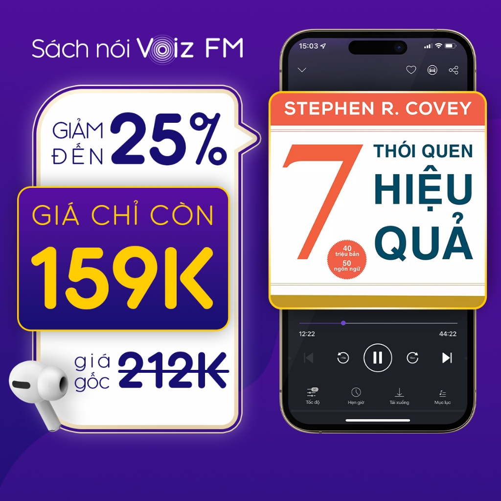 Sách nói [7 Thói Quen Hiệu Quả - 7 habits of highly effective people] - Voiz FM