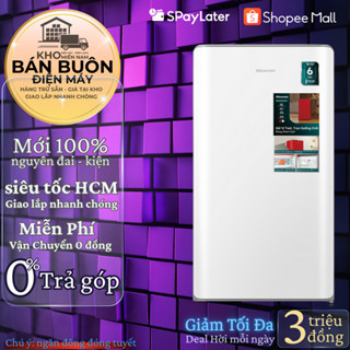  HR08DW Tủ Lạnh Mini Hisense – 82 Lít Nhỏ Gọn Có Ngăn Đông Tiết Kiệm Điện 