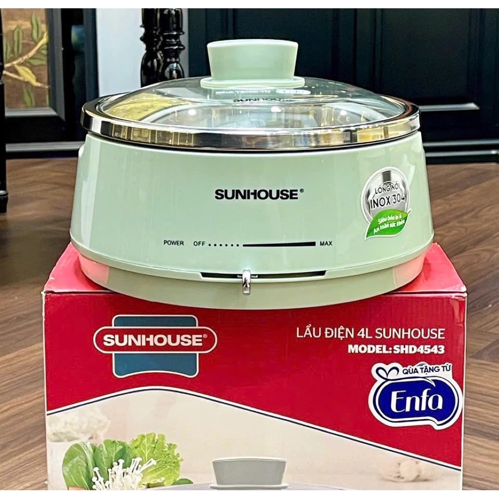 Nồi Lẩu Điện 4L Sunhouse SHD4543