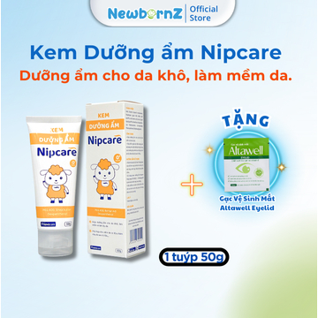 Kem dưỡng ẩm NIPCARE hỗ trợ dưỡng ẩm cho da khô, làm mềm và làm dịu da