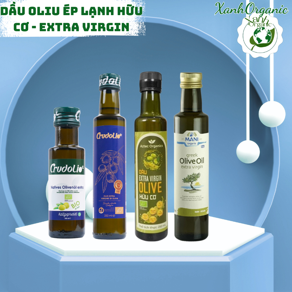 Dầu Extra Virgin Olive hữu cơ Mani 250ml/ 500ml/ 1lit Organic Extra Virgin Olive Oil