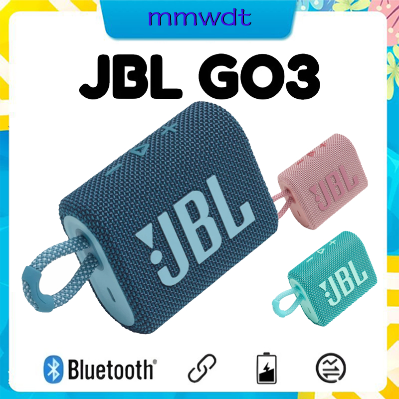 JBL GO3 Loa Bluetooth Nghe Nhạc Tới 5h Chống Nước IP67 Kết Nối Bluetooth 5.1