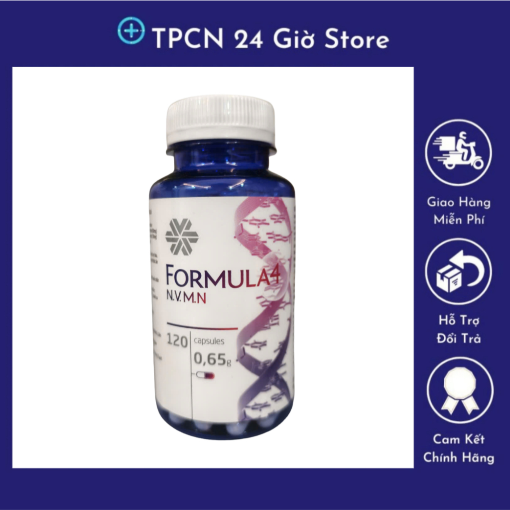Viên uống Formula 4 N.V.M.N Siberian ( 120 viên/lọ )