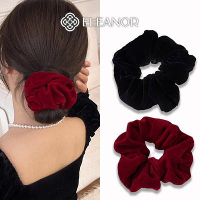 Dây buộc tóc nữ scrunchies Eleanor Accessories vải nhung phụ kiện tóc cột tóc 11034