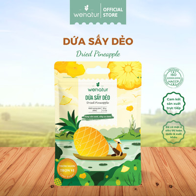 Dứa Sấy Dẻo we'natur 35G [Bao bì mới]