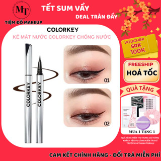  Bút Kẻ Mắt COLORKEY Dạng lỏng Đầu Cọ Mảnh Chống nước lâu trôi | MT MAKEUP STORE 