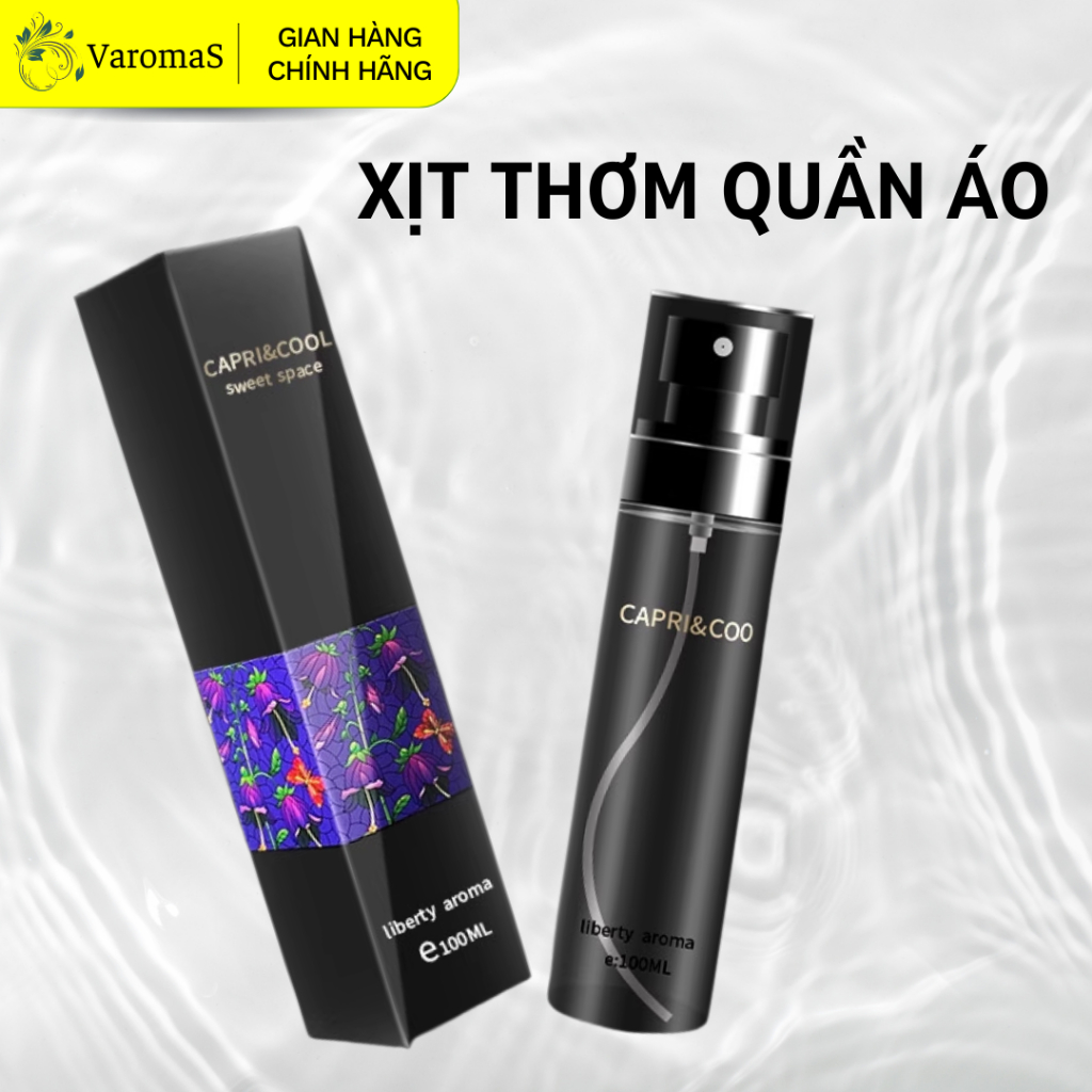 Xịt Thơm Quần Áo Tinh Dầu Thiên Nhiên KT33 - Khử Mùi, Lưu Hương Lâu