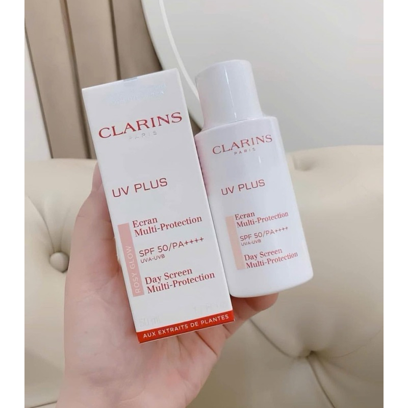 Kem Chống Nắng Clarins Rosy Glow 50ml