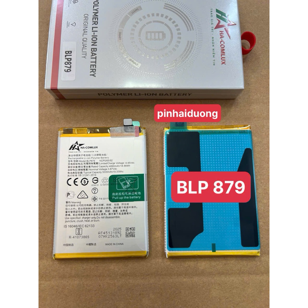 pin BLP 879 ( oppo A36/A96) hacom chính hãng