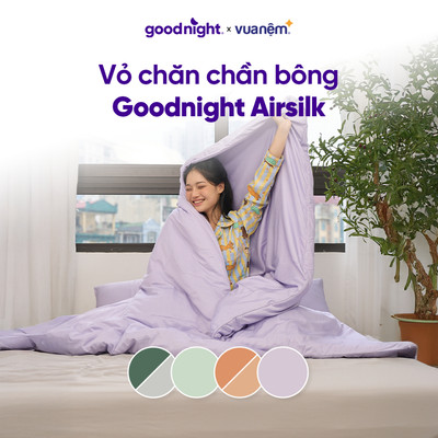 Vỏ chăn bông mùa đông Airsilk -Chăn tencel chần bông, Mền thu đông, Chăn siêu nhẹ 2mx2m2