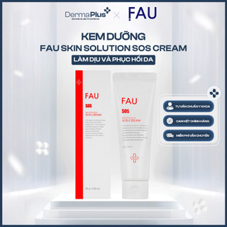 Kem Dưỡng Fau SOS Giúp Cấp Ẩm, Làm Dịu, Phục Hồi Da Skin Solution Cream 80g - DermaPlus