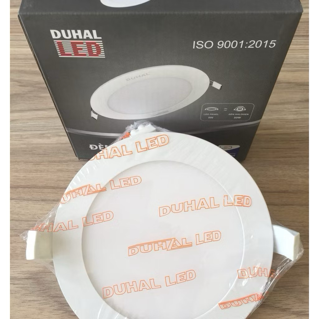 Đèn LED Âm Trần DUHAL KDGT509 – 9W Phi 135 / 12W Phi 155 – Trắng / Vàng / 3 Chế Độ – Chính Hãng