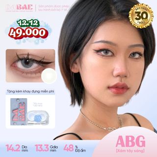  ABG Lens cận mắt kính áp tròng xám tây 3 tháng DIA 14.2mm có độ 0-8 Hàn Quốc DABAE 