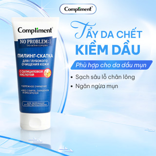  Gel Tẩy Tế Bào Chết Mặt Compliment Sạch Sâu Kiềm Dầu Đều Màu & Dịu Nhẹ Cho Da Mụn 80ml 