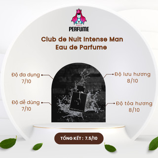 {Chính Hãng} Nước Hoa 𝐂𝐥𝐮𝐛 𝐝𝐞 𝐍𝐮𝐢𝐭 𝐈𝐧𝐭𝐞𝐧𝐬𝐞 𝐌𝐚𝐧