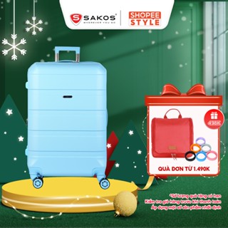  Vali Kéo Nhựa Du Lịch SAKOS  AVENIR Z28 - Size L  28inch   Ký Gửi - Khóa TSA - Nhựa PC 