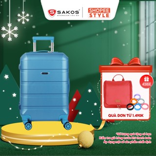  Vali Kéo Nhựa Du Lịch SAKOS  AVENIR Z22 - Size S  20inch   Xách Tay  Cabin  - Khóa TSA - Nhựa PC 